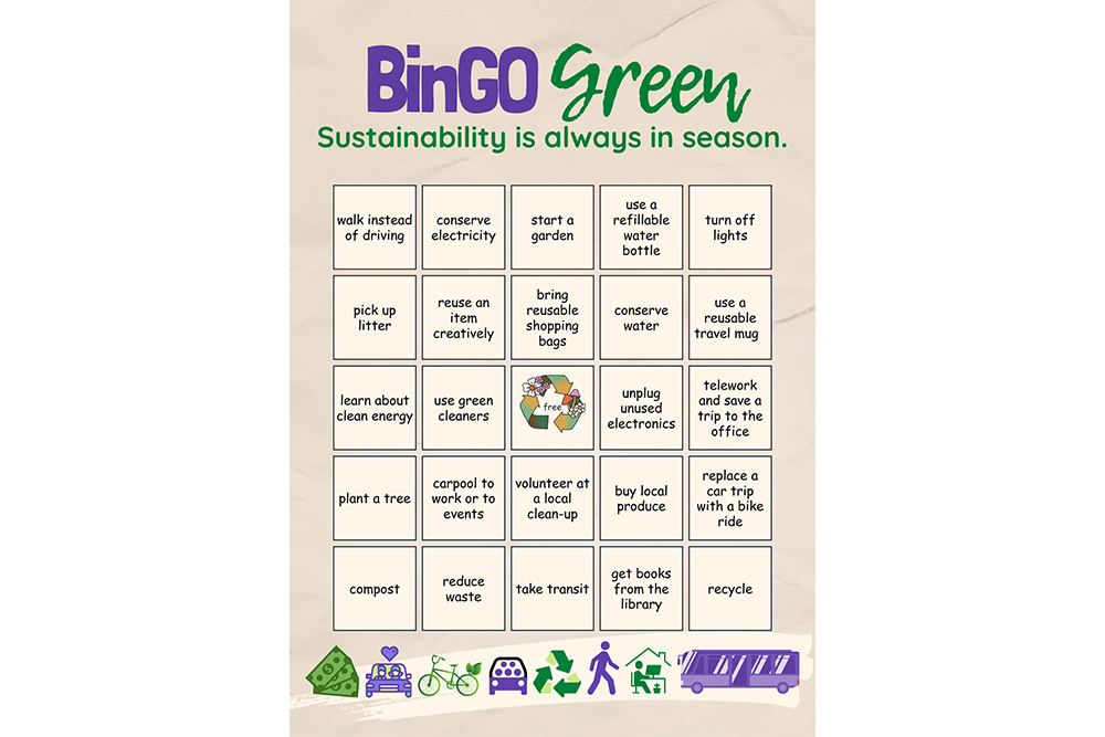 The BinGO Green Activity Card is BACK!